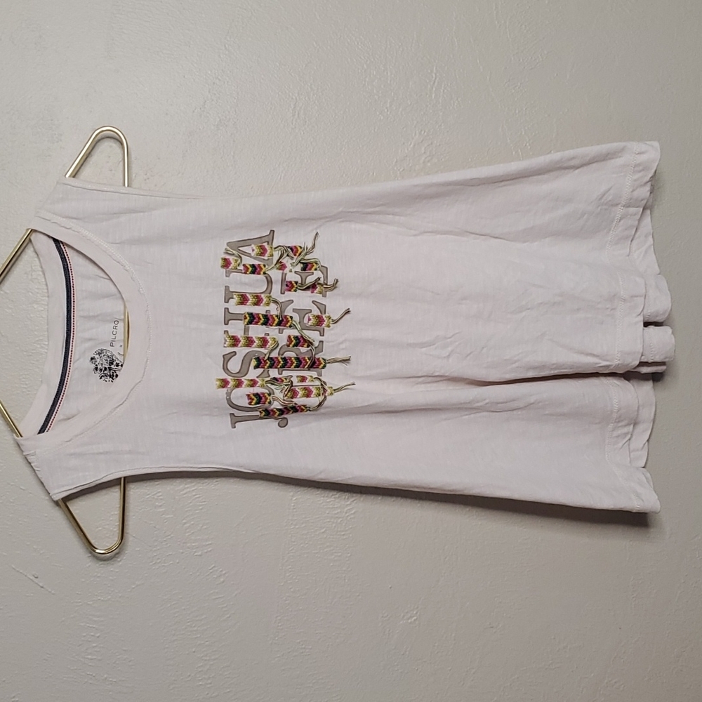 Anthropologie Pilcro and the Letterpress Joshua Tree Cotton Tank Top Size Medium